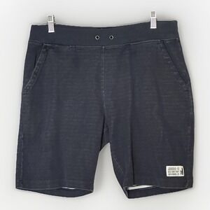 Johnnie-O Lounge Shorts Mens Small Blue Knit Cotton Blend Pull On Beach Casual